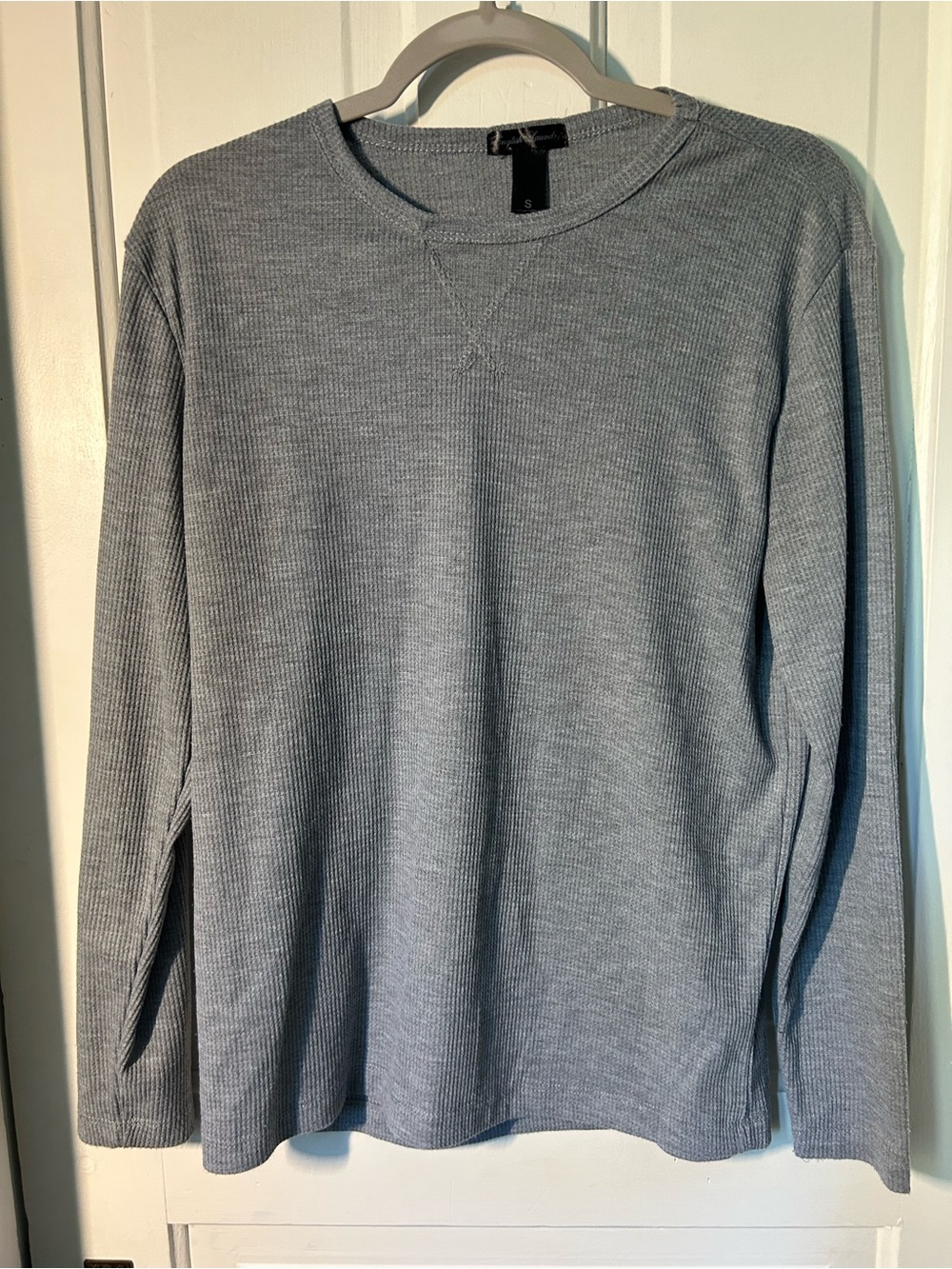 English Laundry Men's Crewneck Sweater in Light Gray
